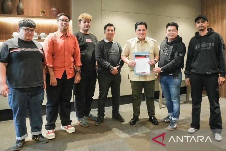 Ketua PSSI Erick Thohir Bertemu Perwakilan Ultras Garuda Indonesia